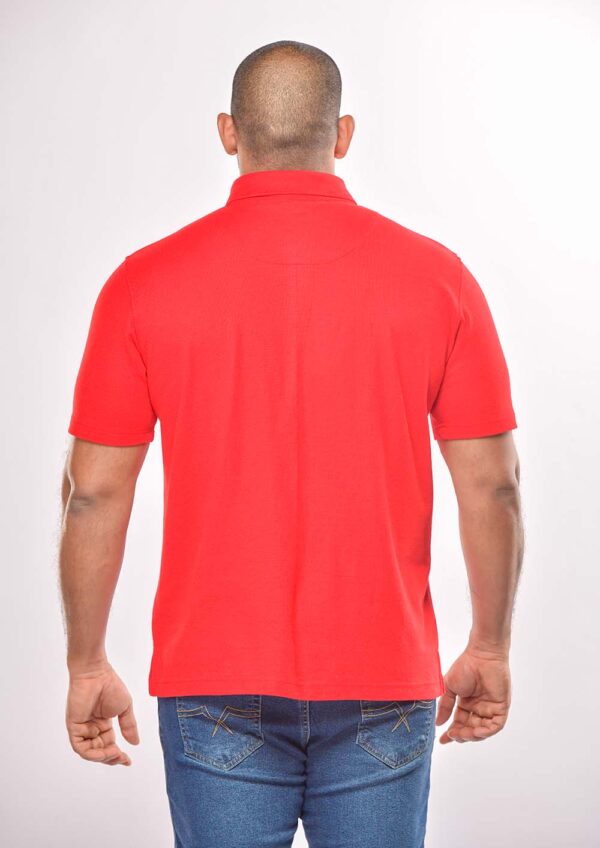 Men's Casual Polo with DXL Embroidery Detail - Image 2