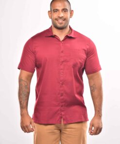 Men's Casual Standard Collar Short Sleeve Shirt