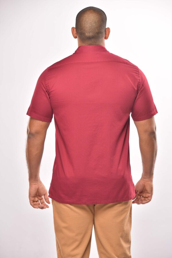 Men's Casual Standard Collar Short Sleeve Shirt - Image 2