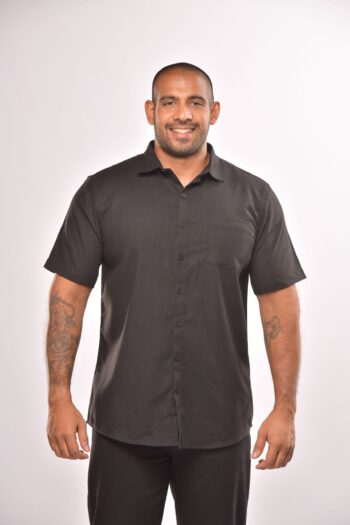 Men's Short Sleeve Linen Shirt
