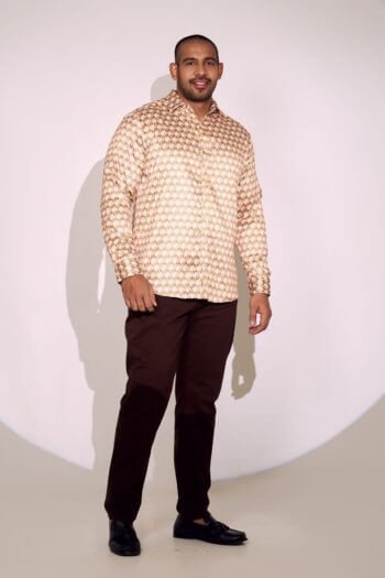 Men's Exclusive Standard Collar Long Sleeve Shirt