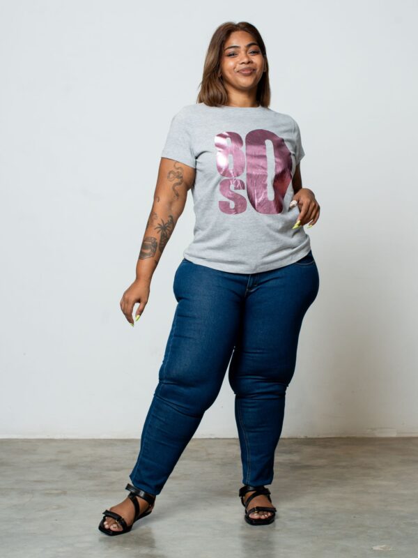 Ladies Graphic Crew Neck T Shirt