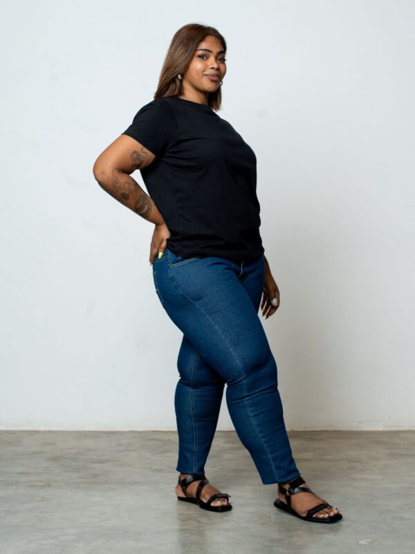 Ladies Crew Neck T Shirt - Image 3