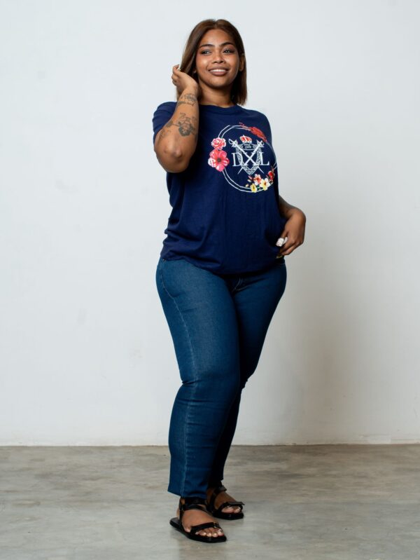 Ladies Graphic Crew Neck T Shirt