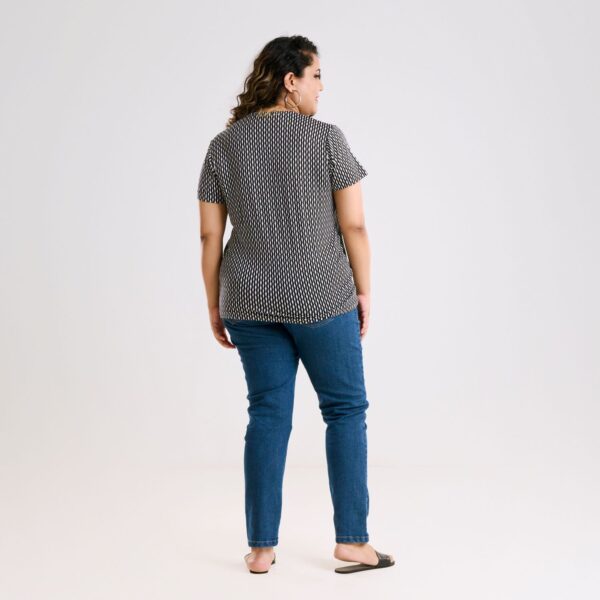Ladies Crew Neck T Shirt - Image 2