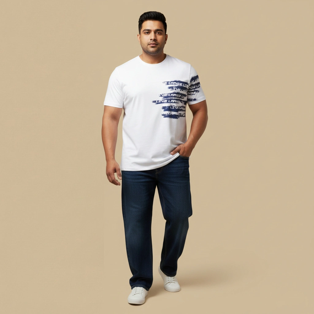 Xdegoge Mens Graphic Print T-Shirt Slim Fit Cotton Crew Neck Heart Shape Football Pattern Short Sleeve Tee Soft Breathable Casual Top For Daily Wear