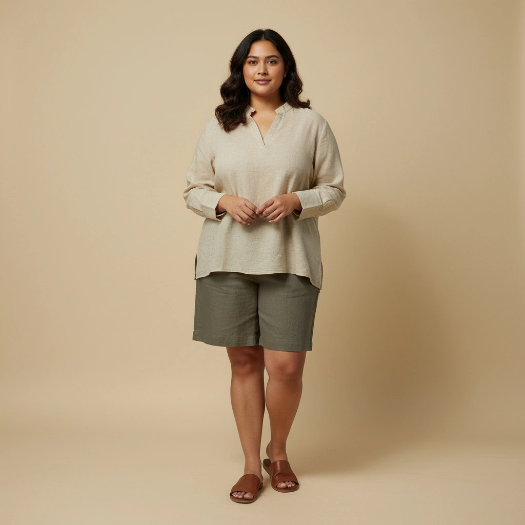 Kavi_Use_this_top_and_linen_short_and_put_it_into_a_plus_size_female_m_efcf9f14-d068-4d1e-b36c-22c367b00eb0 Kavi Use this top and linen short and put it into a plus size female m efcf9f14 d068 4d1e b36c 22c367b00eb0